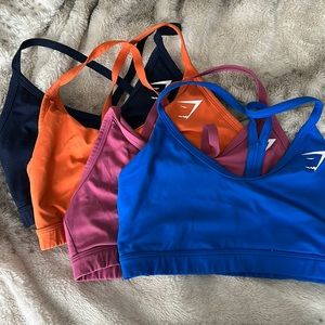 GYMSHARK SPORTS BRA BUNDLE - AUTUMN COLORS